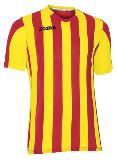 Camiseta copa rojo-amarillo m/c joma