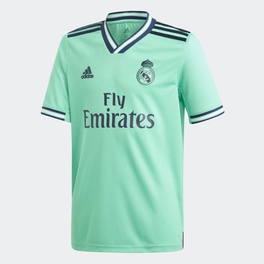 Camiseta 3ª equipación real madrid junior adidas