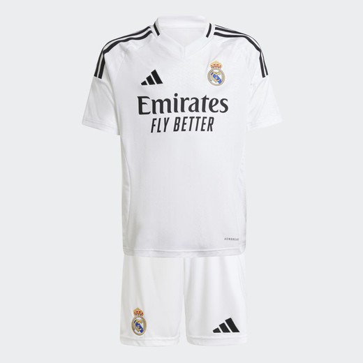 Conjunto Oficial Adidas 1ª Equipacion R.Madrid Niñ@ 24/25