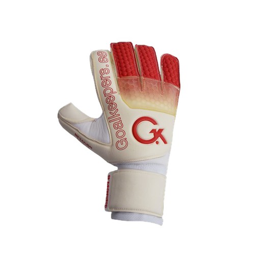 Hexagon Contact Red Goalkeepers Glove