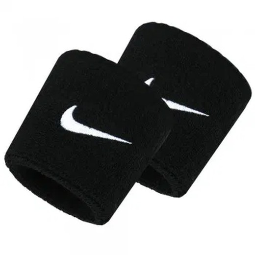 Muñequeras de Nike Swoosh Negro