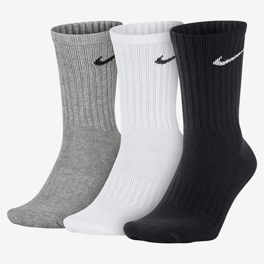 Pack de 3 pares de calcetines  nike cushion crew training