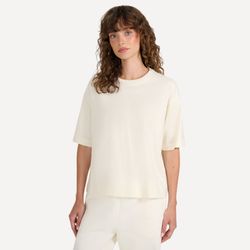 Camiseta lisa oversize para mujer