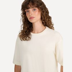 Camiseta lisa oversize para mujer
