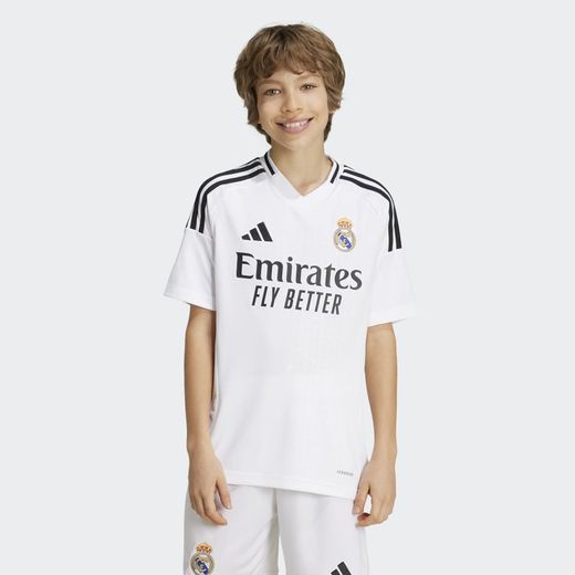 Official Real Madrid Home Kit 24/25 Kids Shirt.