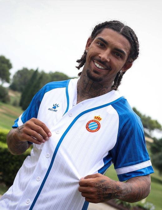 Camiseta Pre-Partido con Botones 26/27 - ADULTO R.C.E. ESPANYOL