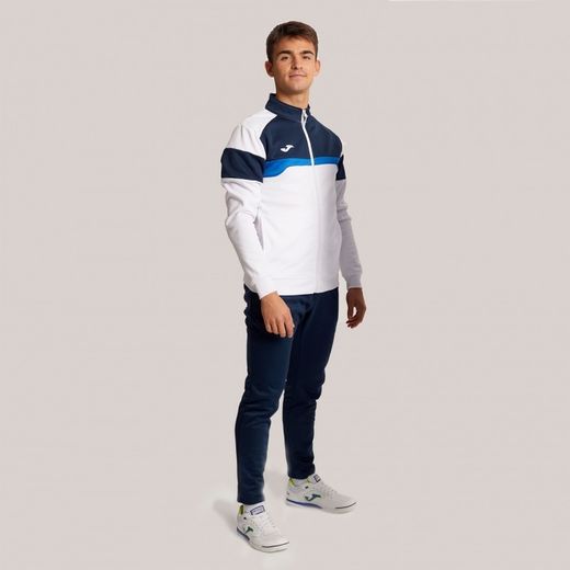 Joma Danubio III Navy White Tracksuit