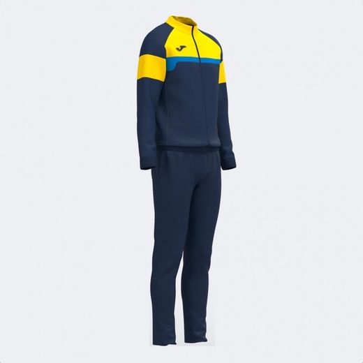 Joma Danubio III Navy Yellow Tracksuit