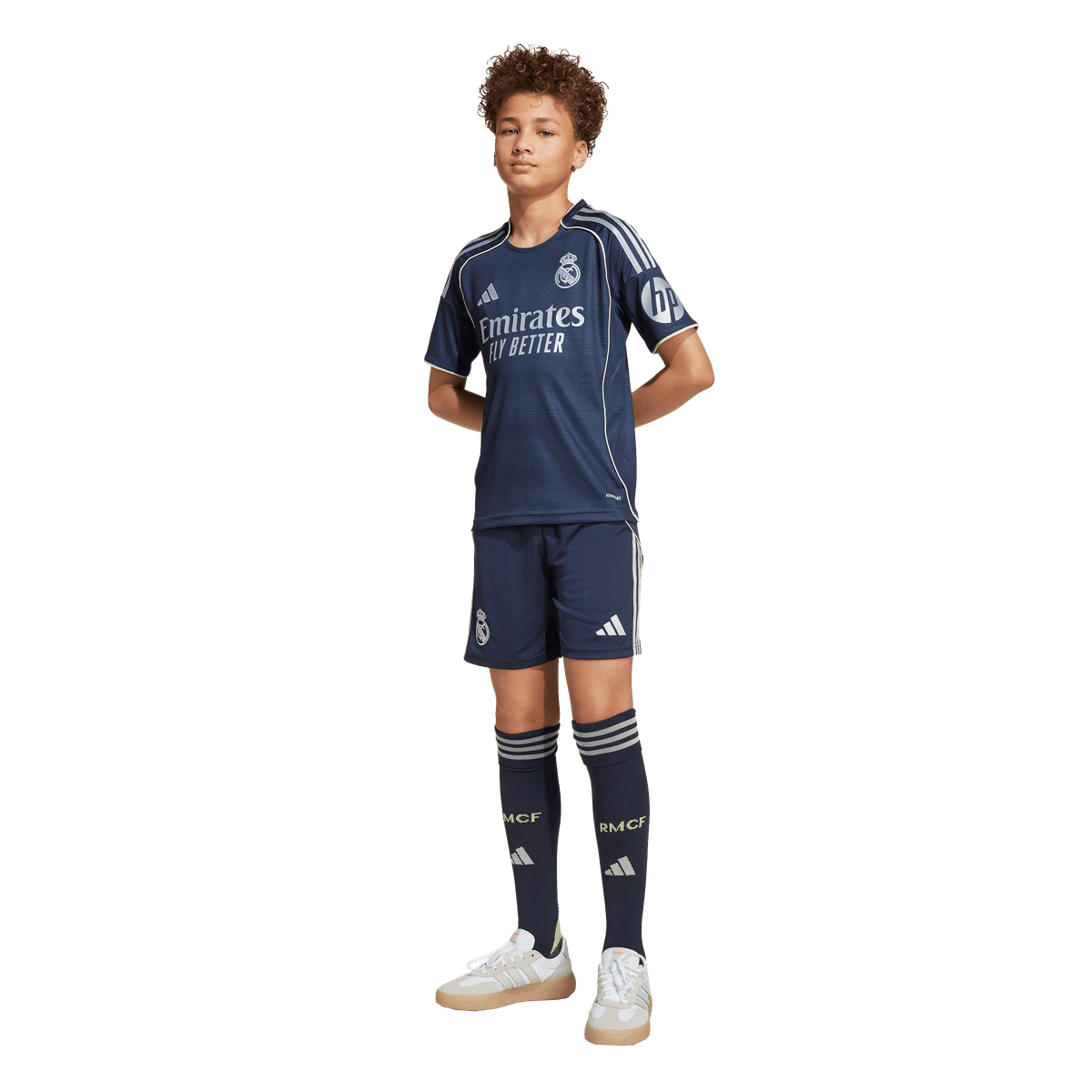 Conjunto Oficial Adidas 2ª Equipacion R.Madrid Niñ@ 25/26