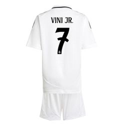 Conjunto Vinicius 7 Niños Primera Equipación Real Madrid 24/25 Oficial Adidas