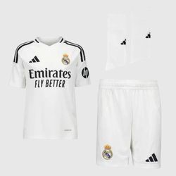 Conjunto Vinicius 7 Niños Primera Equipación Real Madrid 24/25 Oficial Adidas