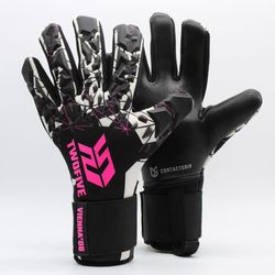 Twofive Black Vienna 08 Pro Goalkeeper Gloves