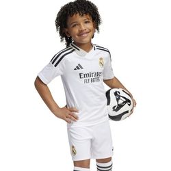 Miniconjunto primera equipación Bellingham 5 Real Madrid 24/25 Oficial Adidas Baby