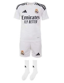 Miniconjunto primera equipación Bellingham 5 Real Madrid 24/25 Oficial Adidas Baby