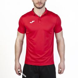 S / S Joma RED HOBBY POLO SHIRT
