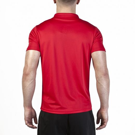 S / S Joma RED HOBBY POLO SHIRT