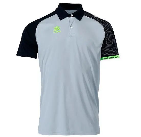 Polo modelo Open Luanvi gris/negro / 2XS (12-14 años)