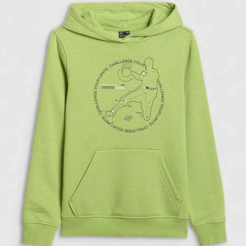 Sudadera 4F de niño con capucha