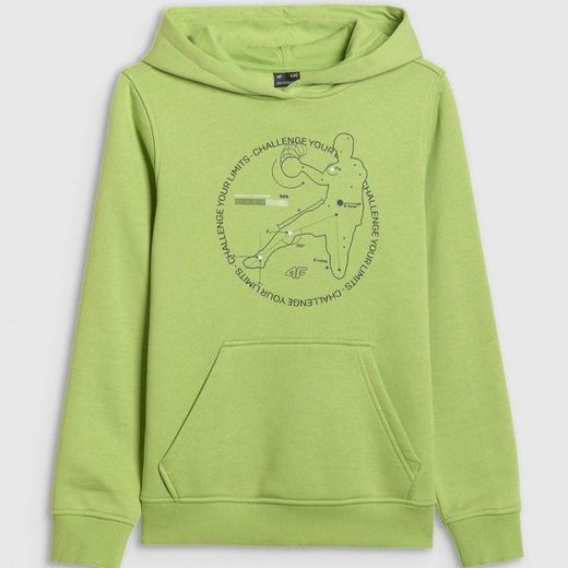 Sudadera 4F de niño con capucha