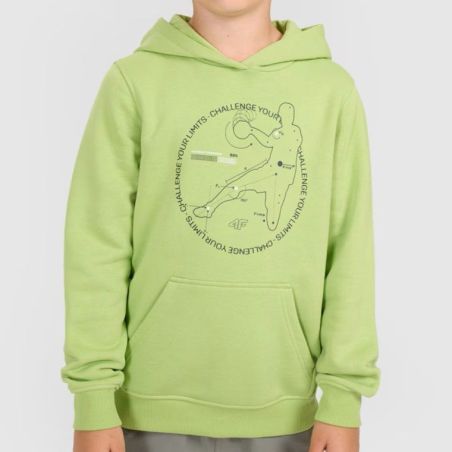 Sudadera 4F de niño con capucha