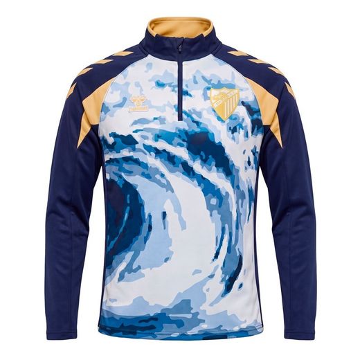 Sudadera Oficial Pre-Match Malaga 26/27 Infantil