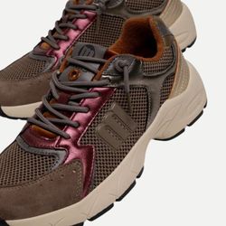 Zapatilla de mujer Mustang Electra marrón