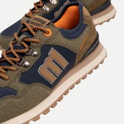 Zapatilla Mustang Joggo Track verde kaki
