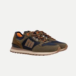 Zapatilla Mustang Joggo Track verde kaki