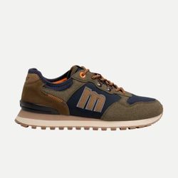 Zapatilla Mustang Joggo Track verde kaki