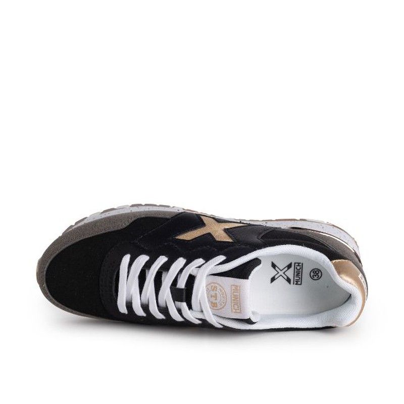 Munich Dash 264 Scarpe Unisex Con Lacci – Sneaker Retrò Running, Stile Urbano E Casual, Colore Uniforme